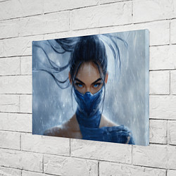 Холст прямоугольный Китана - взгляд в цель, цвет: 3D-принт — фото 2