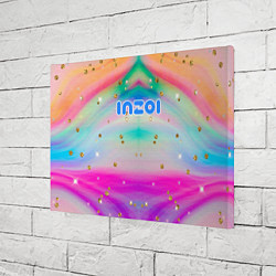 Холст прямоугольный Inzoi с золотыми звездочками, цвет: 3D-принт — фото 2