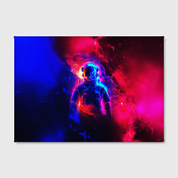 Холст прямоугольный Космонавт в пламени, цвет: 3D-принт — фото 2