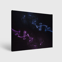 Холст прямоугольный Color black blue pink, цвет: 3D-принт