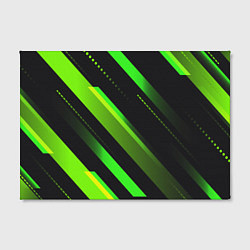 Холст прямоугольный Color black green, цвет: 3D-принт — фото 2
