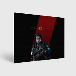 Холст прямоугольный Герой из Crimson desert, цвет: 3D-принт