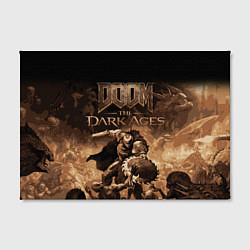 Холст прямоугольный Doom the dark ages, цвет: 3D-принт — фото 2