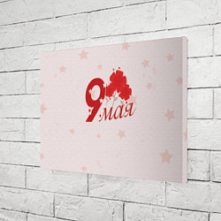 Холст прямоугольный 9 мая со звездами, цвет: 3D-принт — фото 2