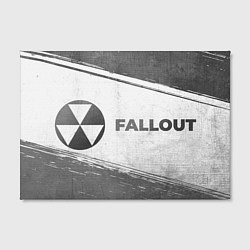 Холст прямоугольный Fallout - white gradient по-горизонтали, цвет: 3D-принт — фото 2