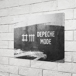 Холст прямоугольный Depeche Mode - grey gradient по-горизонтали, цвет: 3D-принт — фото 2
