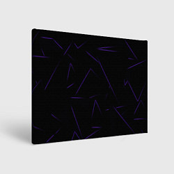 Холст прямоугольный Color purple line, цвет: 3D-принт