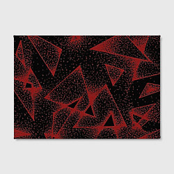 Холст прямоугольный Triangles with dots, цвет: 3D-принт — фото 2