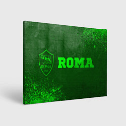 Холст прямоугольный Roma - green gradient по-горизонтали, цвет: 3D-принт