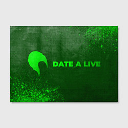 Холст прямоугольный Date A Live - green gradient по-горизонтали, цвет: 3D-принт — фото 2