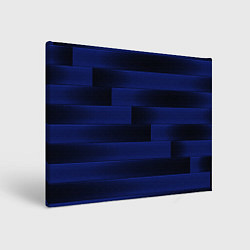 Холст прямоугольный Color blue square, цвет: 3D-принт