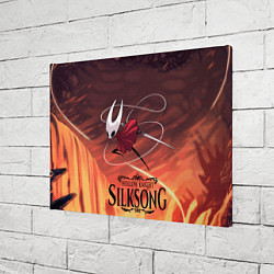 Холст прямоугольный Герой Hollow knight silksong, цвет: 3D-принт — фото 2