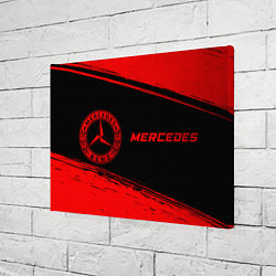 Холст прямоугольный Mercedes - red gradient по-горизонтали, цвет: 3D-принт — фото 2