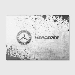 Холст прямоугольный Mercedes - white gradient по-горизонтали, цвет: 3D-принт — фото 2