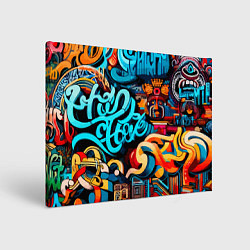 Картина прямоугольная Abstract graffiti - ai art