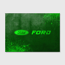Холст прямоугольный Ford - green gradient по-горизонтали, цвет: 3D-принт — фото 2