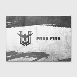 Холст прямоугольный Free Fire - white gradient по-горизонтали, цвет: 3D-принт — фото 2