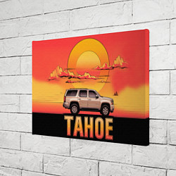 Холст прямоугольный Tahoe на закате джип, цвет: 3D-принт — фото 2