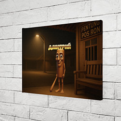 Холст прямоугольный Дмитрий мем, цвет: 3D-принт — фото 2