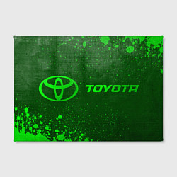 Холст прямоугольный Toyota - green gradient по-горизонтали, цвет: 3D-принт — фото 2
