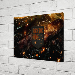 Холст прямоугольный ACDC в стиле нашивки, цвет: 3D-принт — фото 2