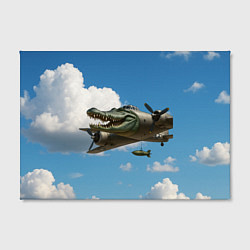 Холст прямоугольный Бомбардиро крокодило, цвет: 3D-принт — фото 2