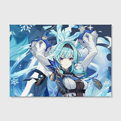 Холст прямоугольный Эола Genshin Impact, цвет: 3D-принт — фото 2