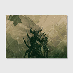 Холст прямоугольный Драконий всадник, цвет: 3D-принт — фото 2