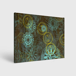 Холст прямоугольный Стимпанк механизм, цвет: 3D-принт