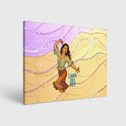 Холст прямоугольный Lana Del Rey танцует, цвет: 3D-принт