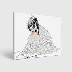 Холст прямоугольный Меланхоличная МаоМао - Монолог Фармацевта, цвет: 3D-принт