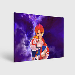 Холст прямоугольный Дандадан - Джиджи, цвет: 3D-принт