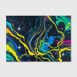 Холст прямоугольный Космическое небо в масляных красках, цвет: 3D-принт — фото 2