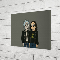Холст прямоугольный КиШ - Рик и Морти, цвет: 3D-принт — фото 2