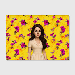 Холст прямоугольный Lana Del Rey образ куклы, цвет: 3D-принт — фото 2