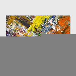 Холст прямоугольный Живая Абстракция: Поток Цветов и Форм в Постоянном, цвет: 3D-принт — фото 2