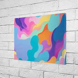 Холст прямоугольный Разноцветные красивые облака, цвет: 3D-принт — фото 2