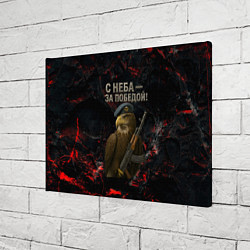 Холст прямоугольный Орел ВДВ с неба за победой, цвет: 3D-принт — фото 2