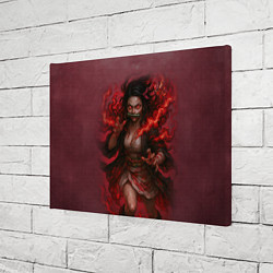 Холст прямоугольный Незуко Камадо реализм, цвет: 3D-принт — фото 2