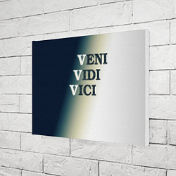 Холст прямоугольный Крылатя фраза vvv - градиент, цвет: 3D-принт — фото 2