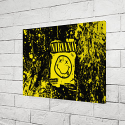 Холст прямоугольный Nirvana smile 1987, цвет: 3D-принт — фото 2