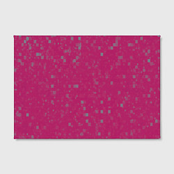 Холст прямоугольный Color pink brown squares, цвет: 3D-принт — фото 2