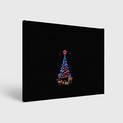 Холст прямоугольный New year, цвет: 3D-принт