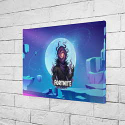 Холст прямоугольный Рейвен Fortnite, цвет: 3D-принт — фото 2