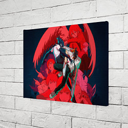 Холст прямоугольный Битва с Резе Человек бензопила, цвет: 3D-принт — фото 2