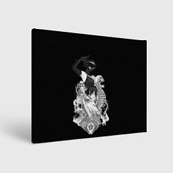 Холст прямоугольный Резе демон бомба Человек бензопила, цвет: 3D-принт