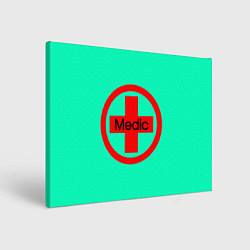 Холст прямоугольный Medic, цвет: 3D-принт