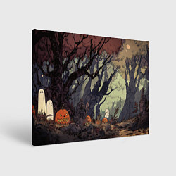 Холст прямоугольный Призрачный лес, цвет: 3D-принт