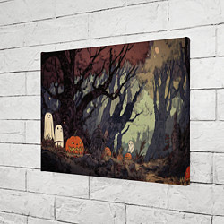 Холст прямоугольный Призрачный лес, цвет: 3D-принт — фото 2