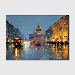 Холст прямоугольный Зимний Питер, цвет: 3D-принт — фото 2